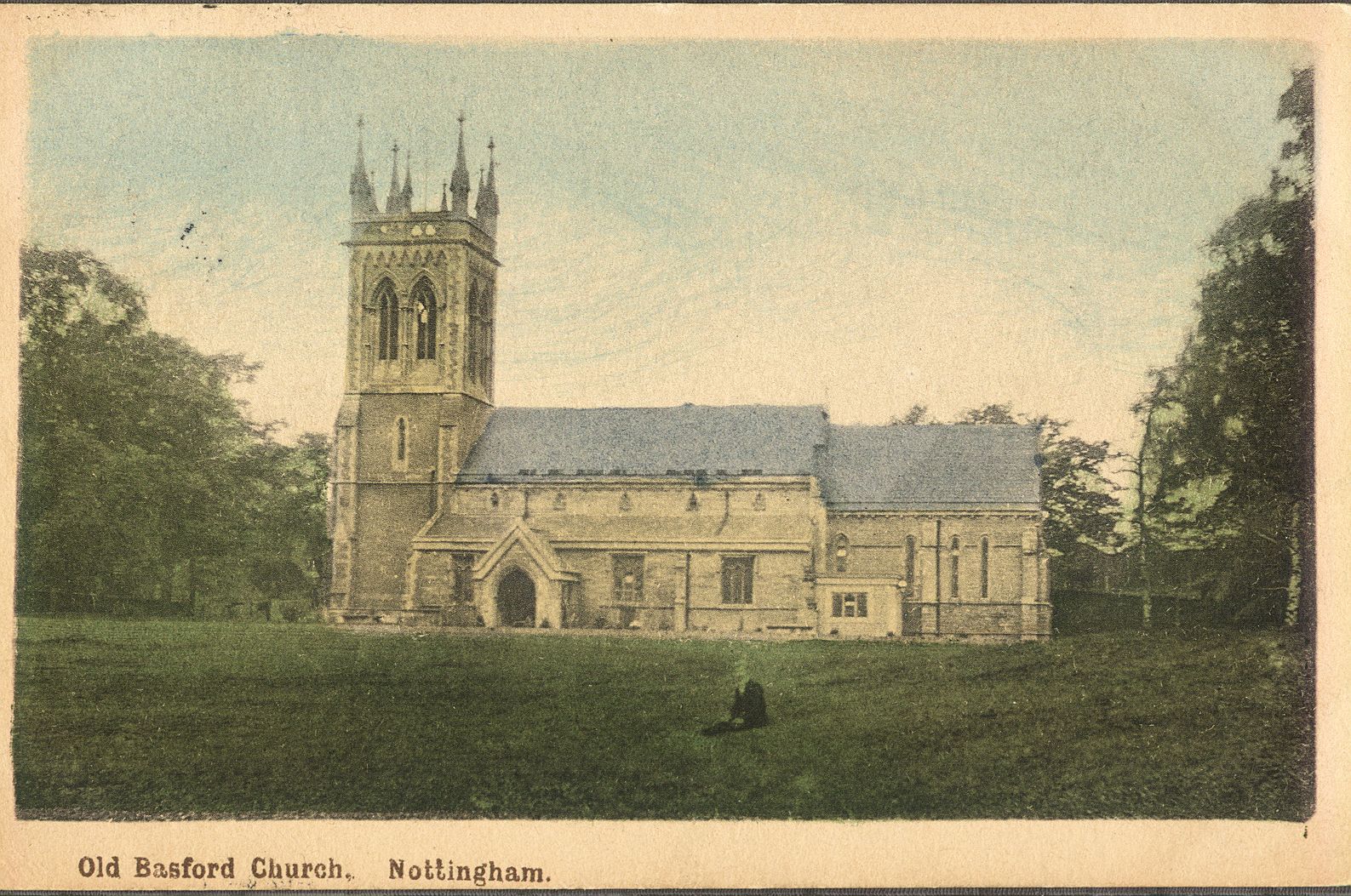 Saint Leodegarius Church Old Basford - 1905